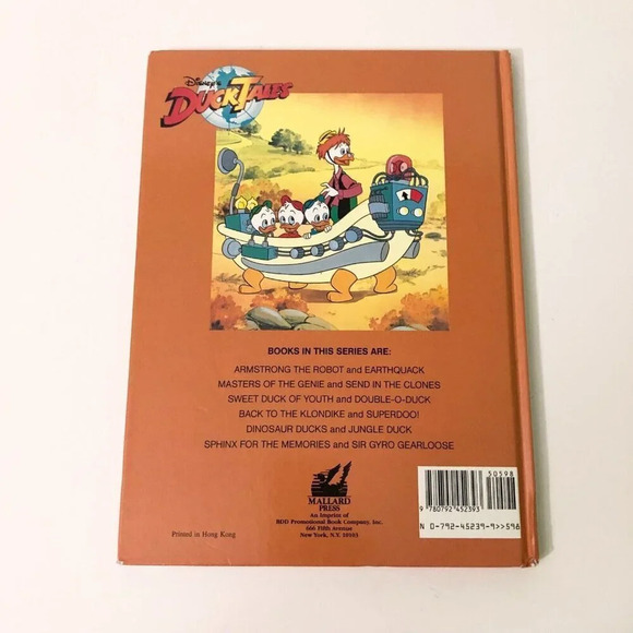 1989 Disney  DuckTales Sphinx For Memories and Sir Gyro GearLoose Hardcover - Picture 2 of 16